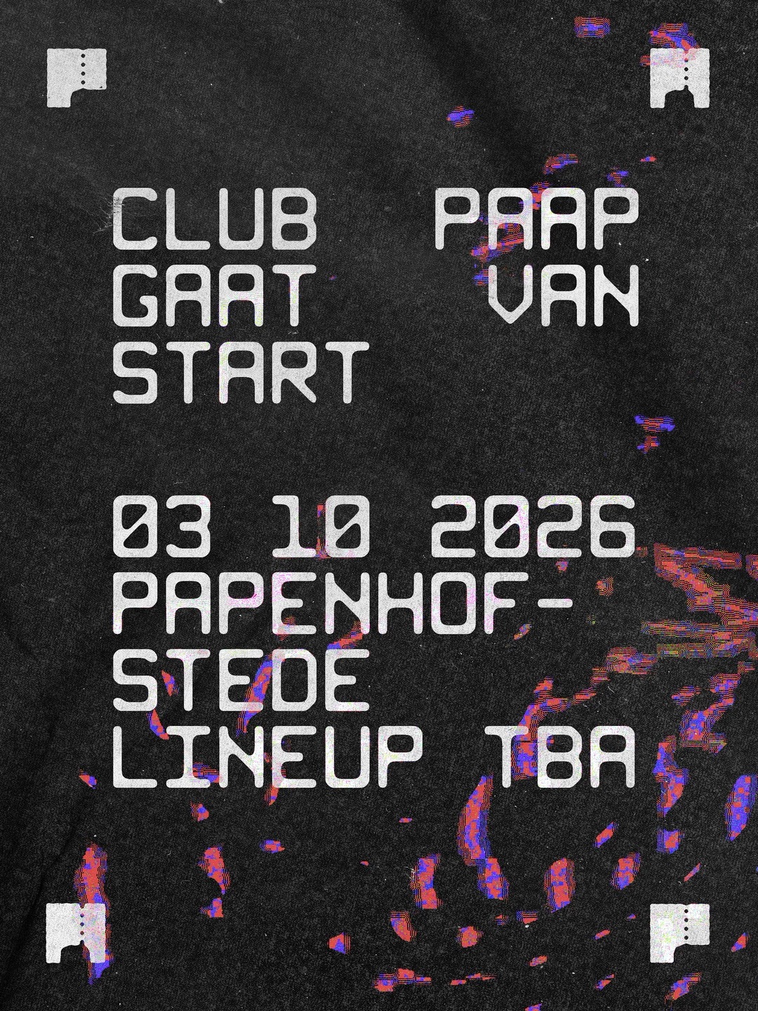 Seizoensopening poster