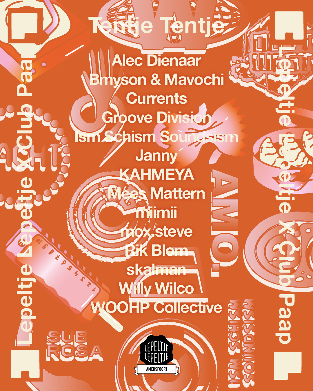 Tentje Tentje x Club Paap poster